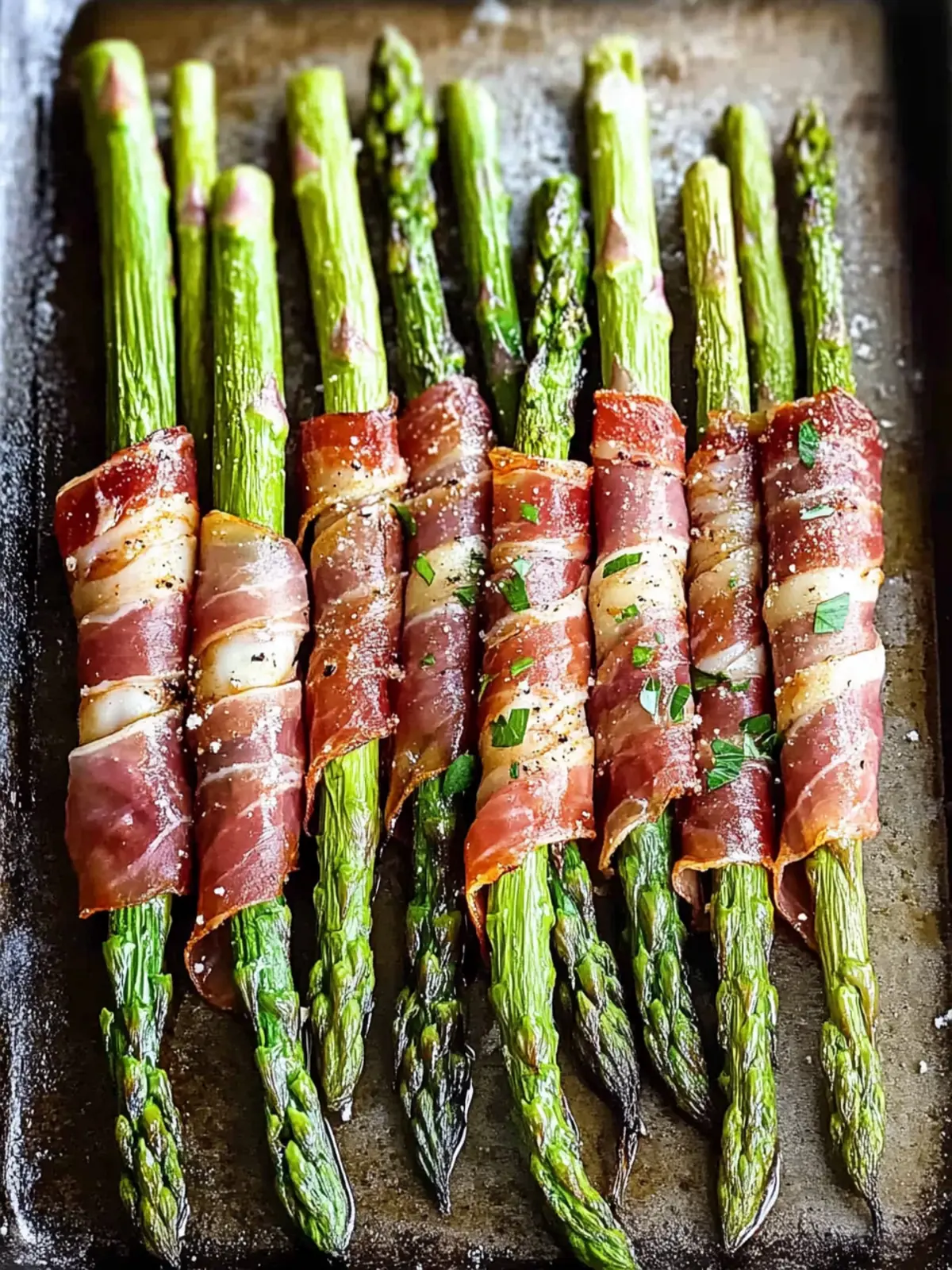 Minute Garlic Butter Prosciutto Asparagus Appetizer